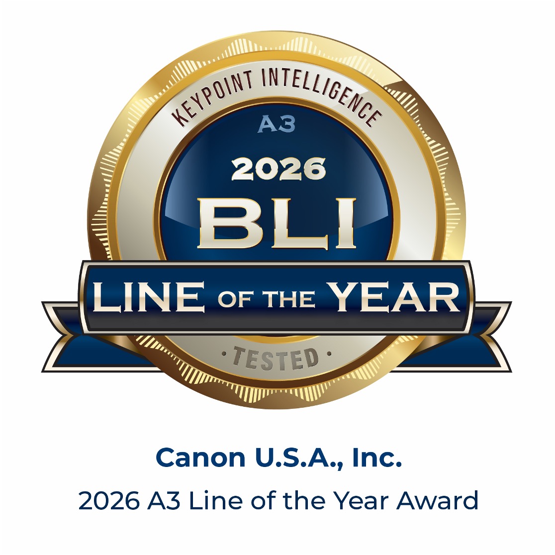 Canon U.S.A., Inc. - 2026 BLI A3 Line of the Year Award